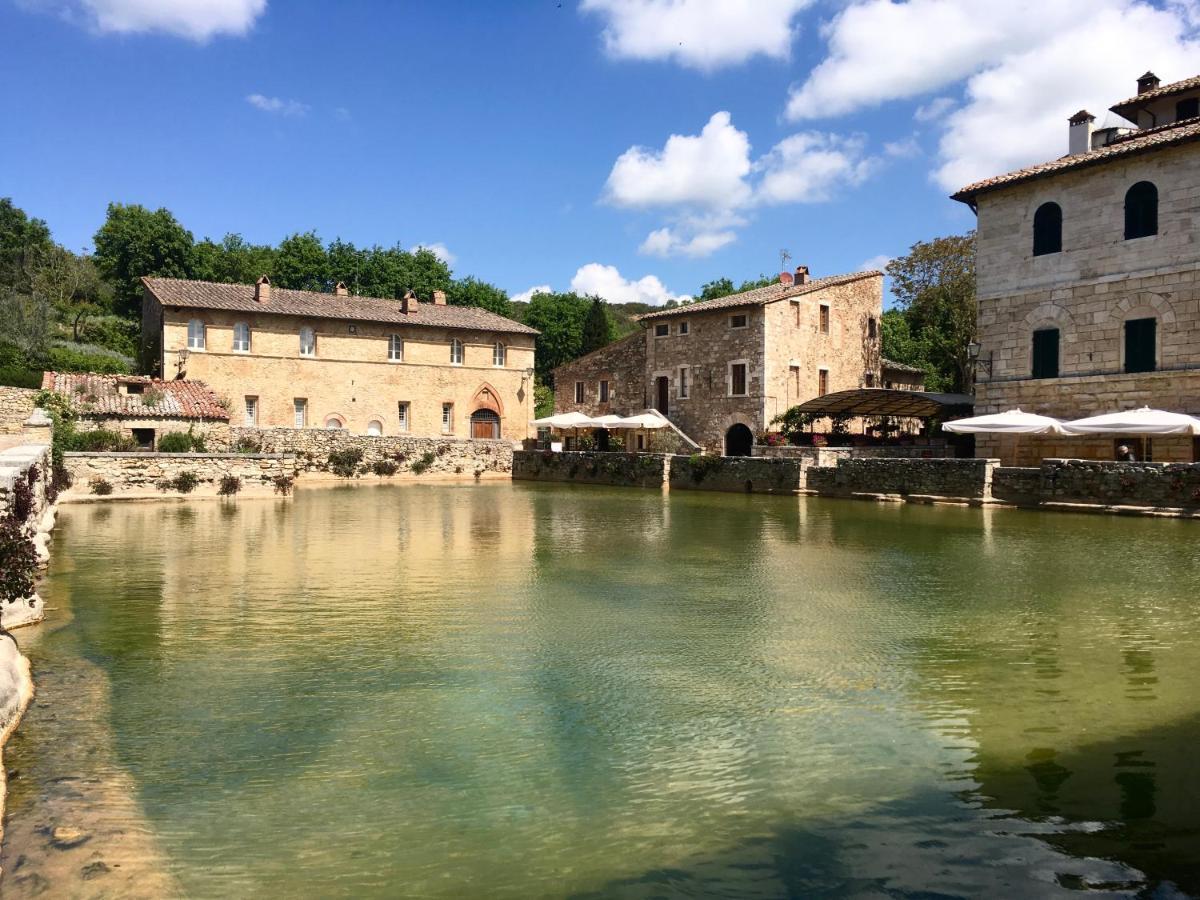 Casa Alla Vecchia Posta Di Баньо-Виньони Экстерьер фото