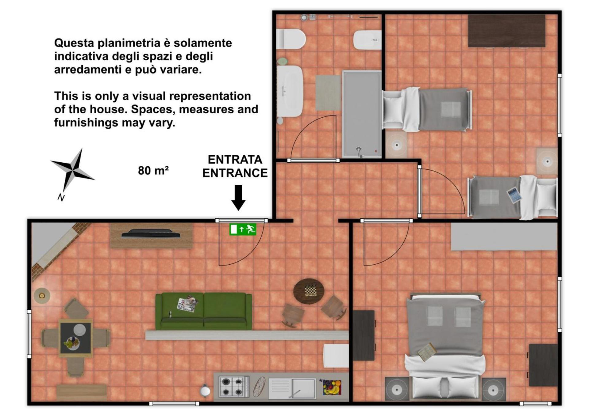 Casa Alla Vecchia Posta Di Баньо-Виньони Экстерьер фото